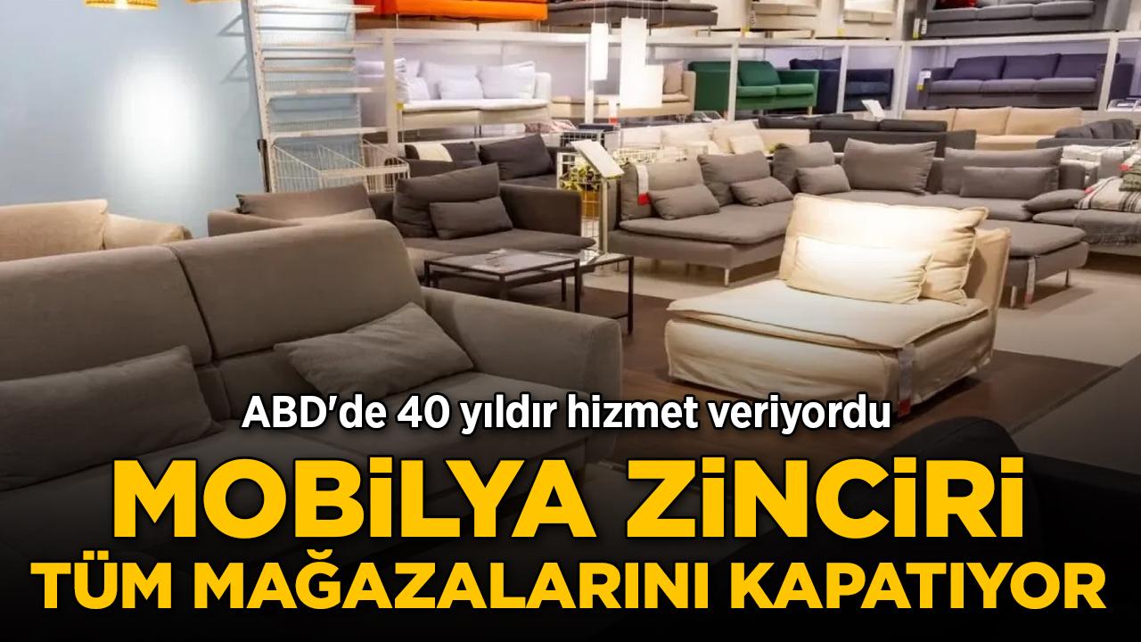 Mobilya zinciri tüm mağazalarını kapatıyor