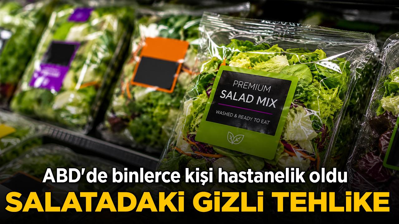 Paketli salata alarmı! ABD'de ishal salgını büyüyor