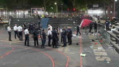 New York Harlem'deki basketbol sahasında silahlı saldırı!