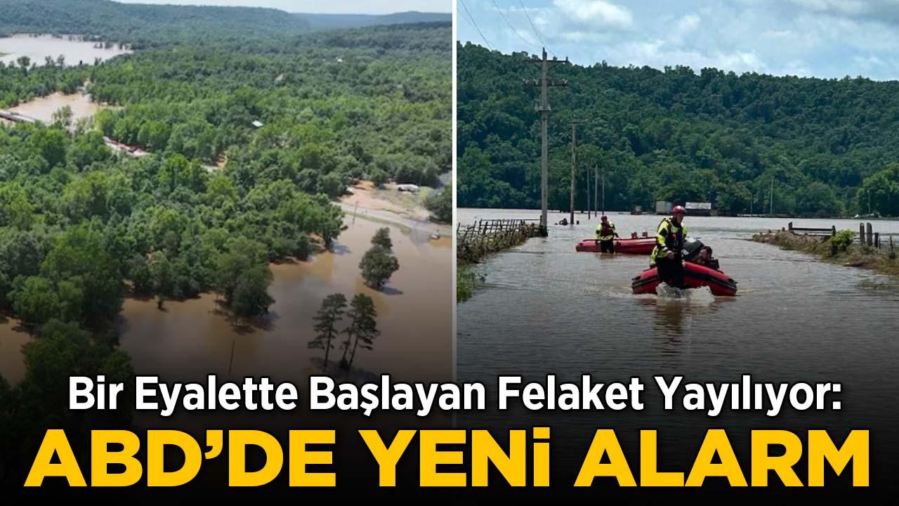 ABD’de sel alarmı: Missouri sonrası yeni tehlike kapıda!