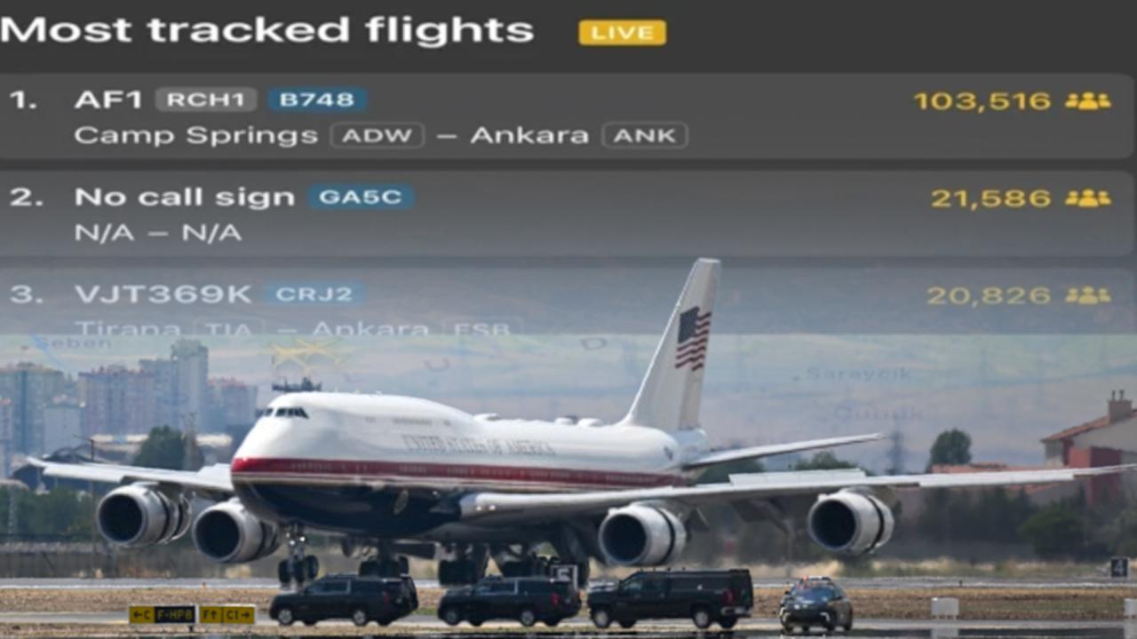 Trump'ın Ankara uçuşu dünya gündeminde: Rekor sayıda kişi canlı takip etti