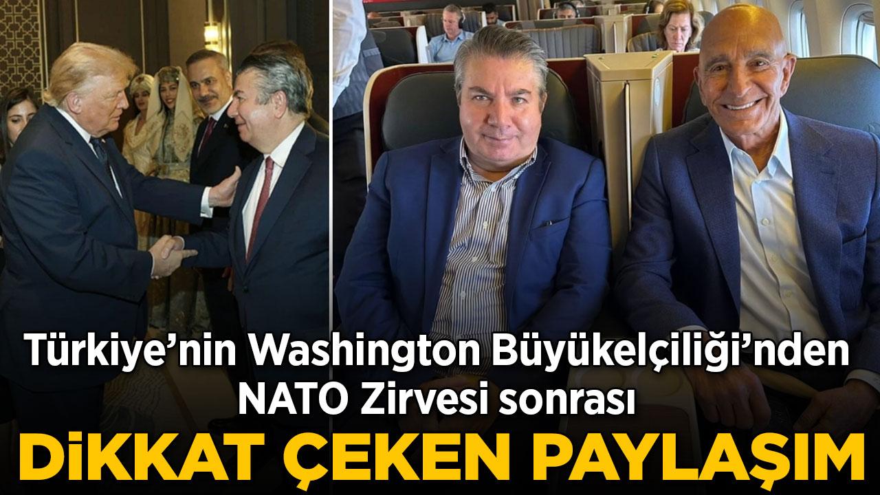 Washington Büyükelçiliğinden NATO Zirvesi sonrası paylaşım