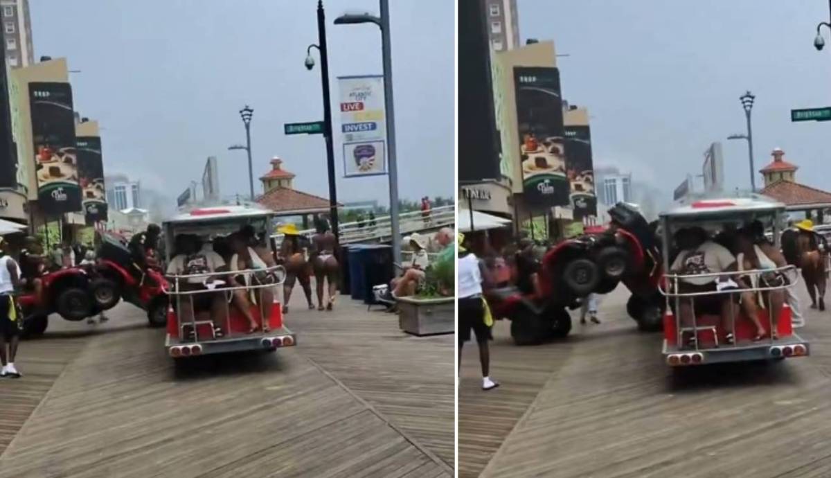 New Jersey'de zincirleme kaza: İki polis ATV'si çarpıştı